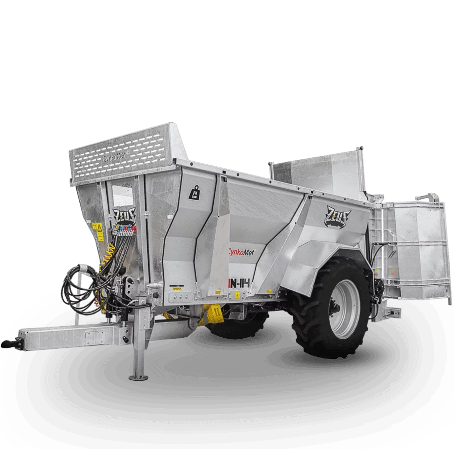 Rozmetadlo maštaľného hnoja Cynkomet N 114 ZEUS